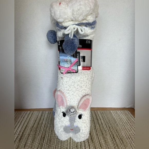 Cuddl Duds Accessories - CUDDL Duds Sherpa Lined Critter Socks 2 Pack Unicorn NWT
